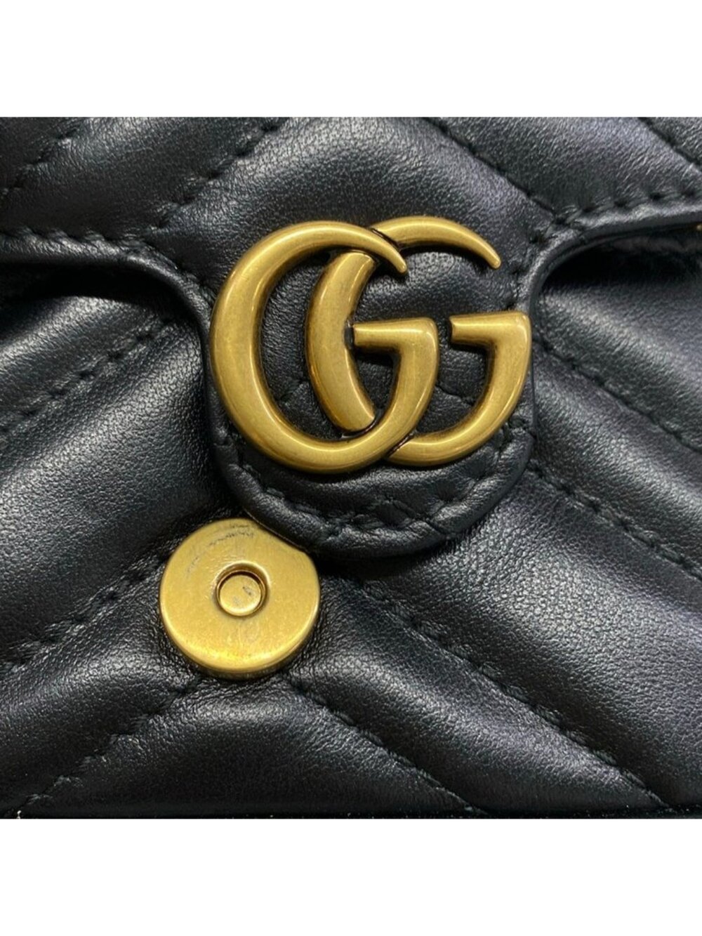 Gucci Handbag GG Marmont Black Leather - Picture 11 of 15